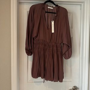 Large silky dress MUSTARD SEED NWT